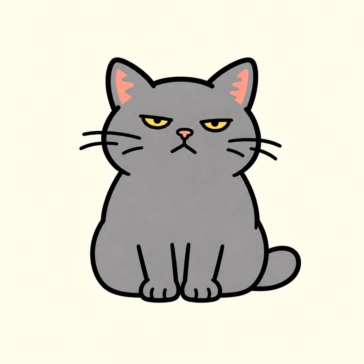 ごま（グレー猫）