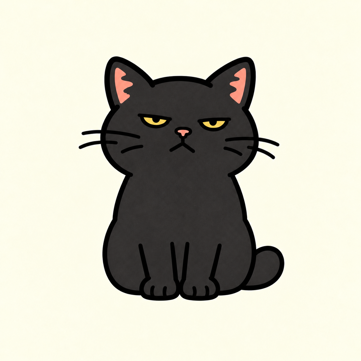 くろまめ（黒猫）